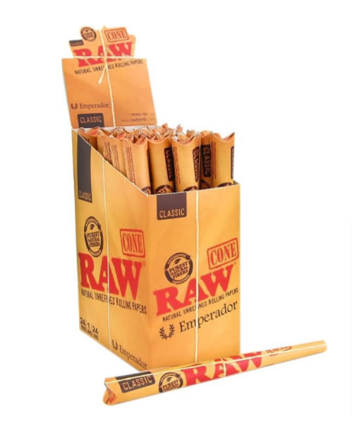 raw hemp cones