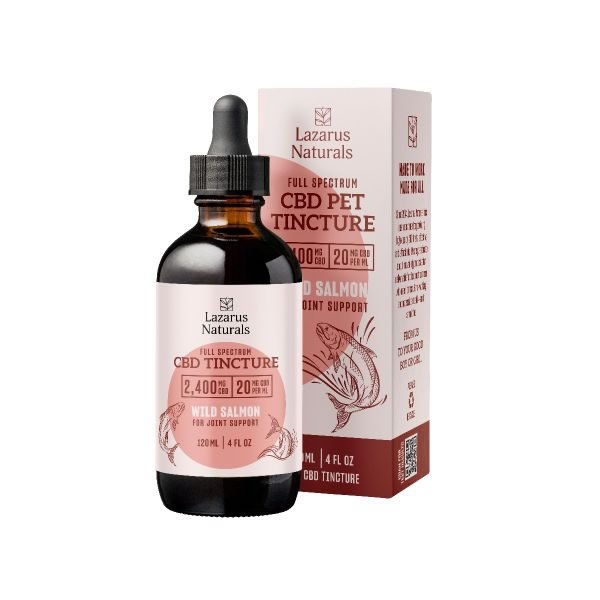CBD Oil for Older Pets — Wild Salmon Joint Support — Lazarus