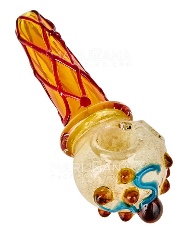 Frit & Gold Fumed Ice Cream Cone Pipe - 84866