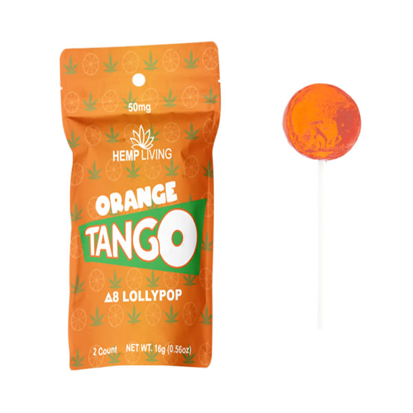 delta 8 lollipops orange tango