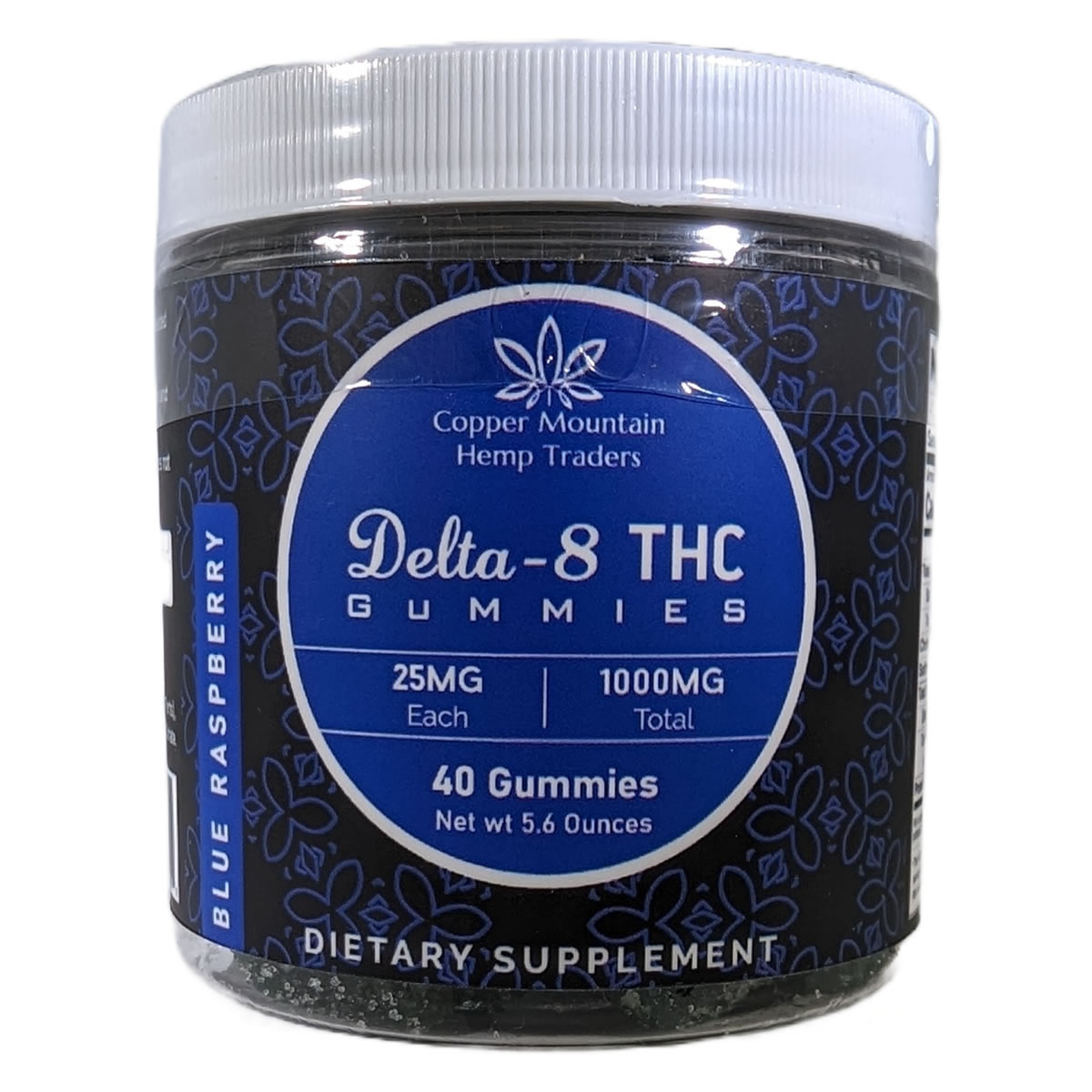 Delta-8 Gummy Squares 25mg Blue Raspberry