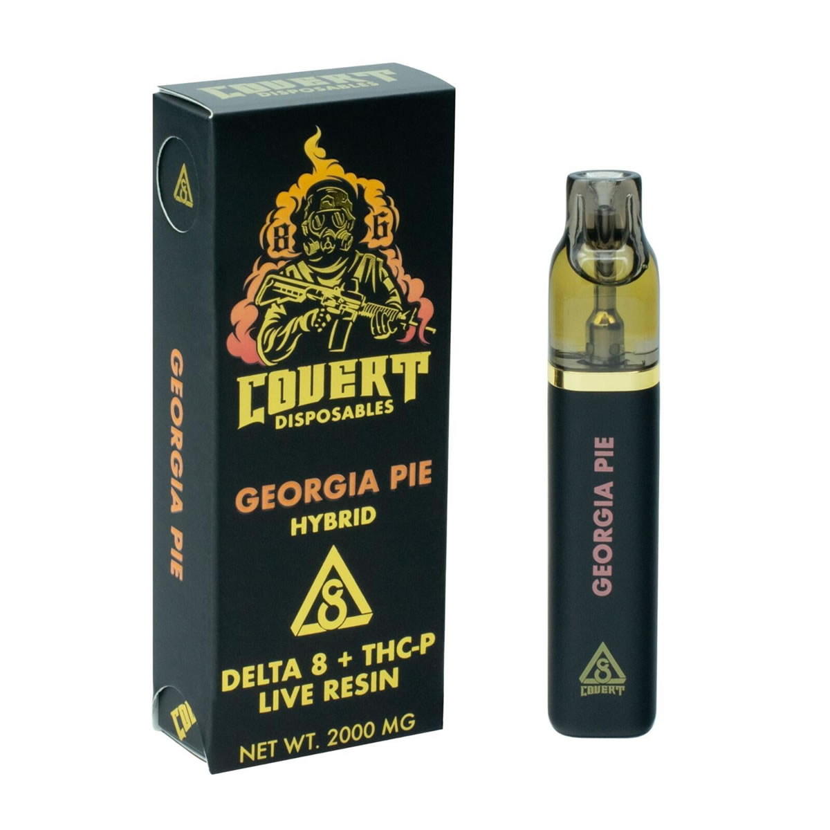 Pie THCP + Delta8 Live Resin Disposable Vaporizer 2 Grams