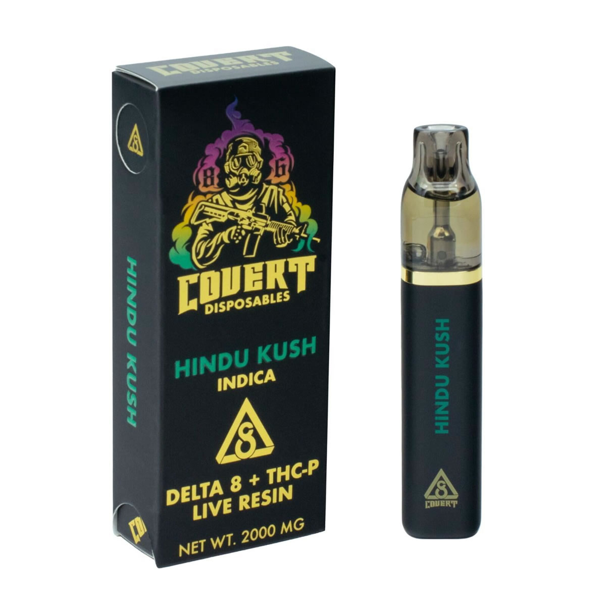 Hindu Kush THCA + THCP + D8 Live Resin Disposable Vaporizer 2 Grams