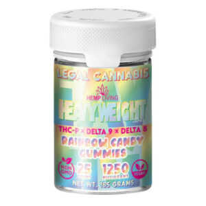 thcp-heavyweight-gummies-hemp-living-rainbow-candy-25ct thcp gummies 25ct