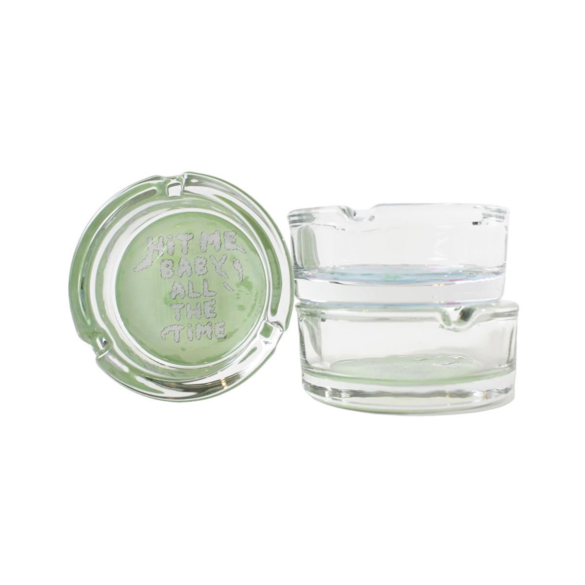 glass ashtray