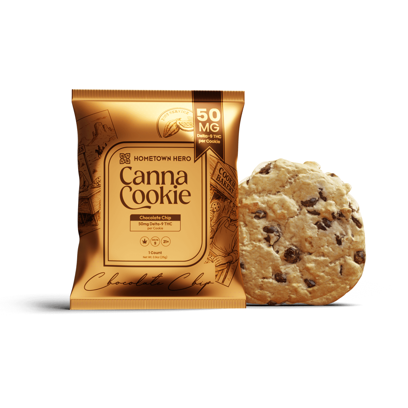 thc canna cooke 50mg hometown hero