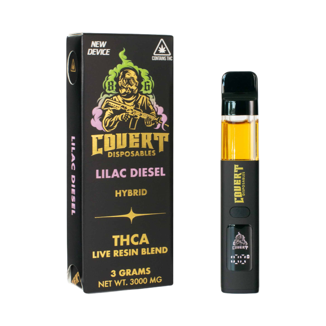 thca live resin disposable 3g covert