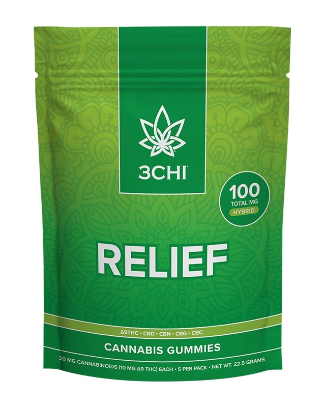 3Chi Relief Gummies: Delta 9 THC + Soothing Cannabinoid Blend