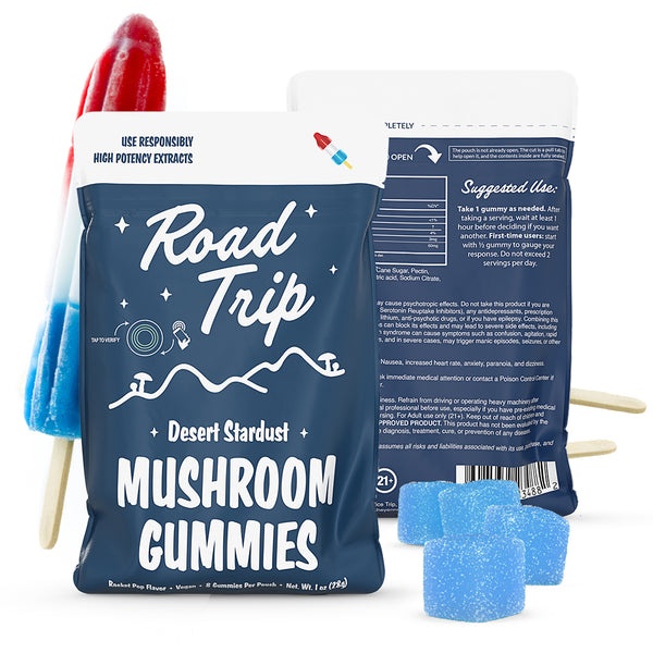 road trip mushroom gummies rocket pop