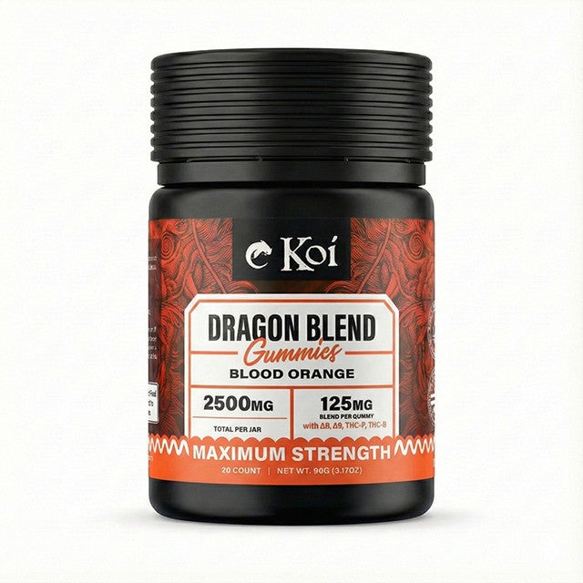 koi dragon blend gummies blood orange