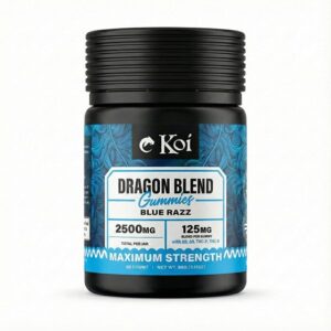 koi-dragon-blend-gummies-blue-razz koi dragon blend gummies blue razz