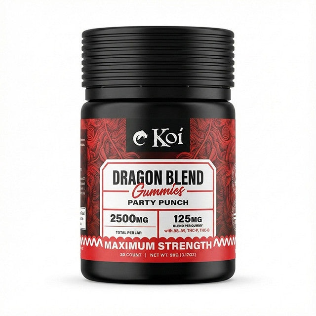 koi dragon blend gummies party punch